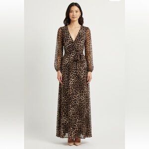 Animal print Maxi Dress - Size Small
